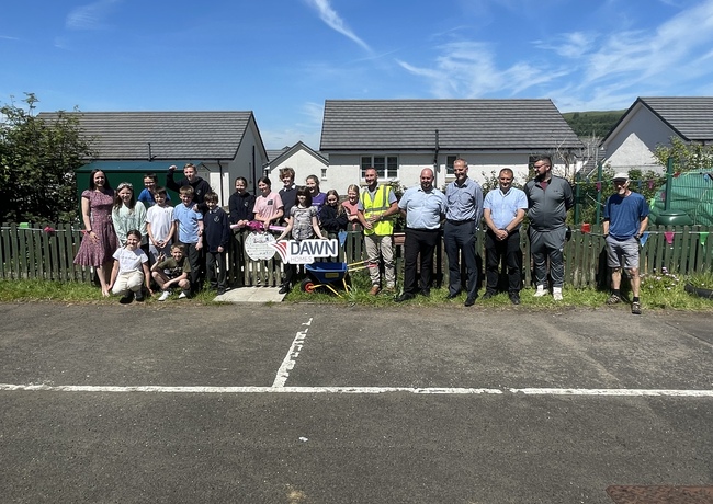 School pupils bring a new lease of life to a garden in Fairlie.