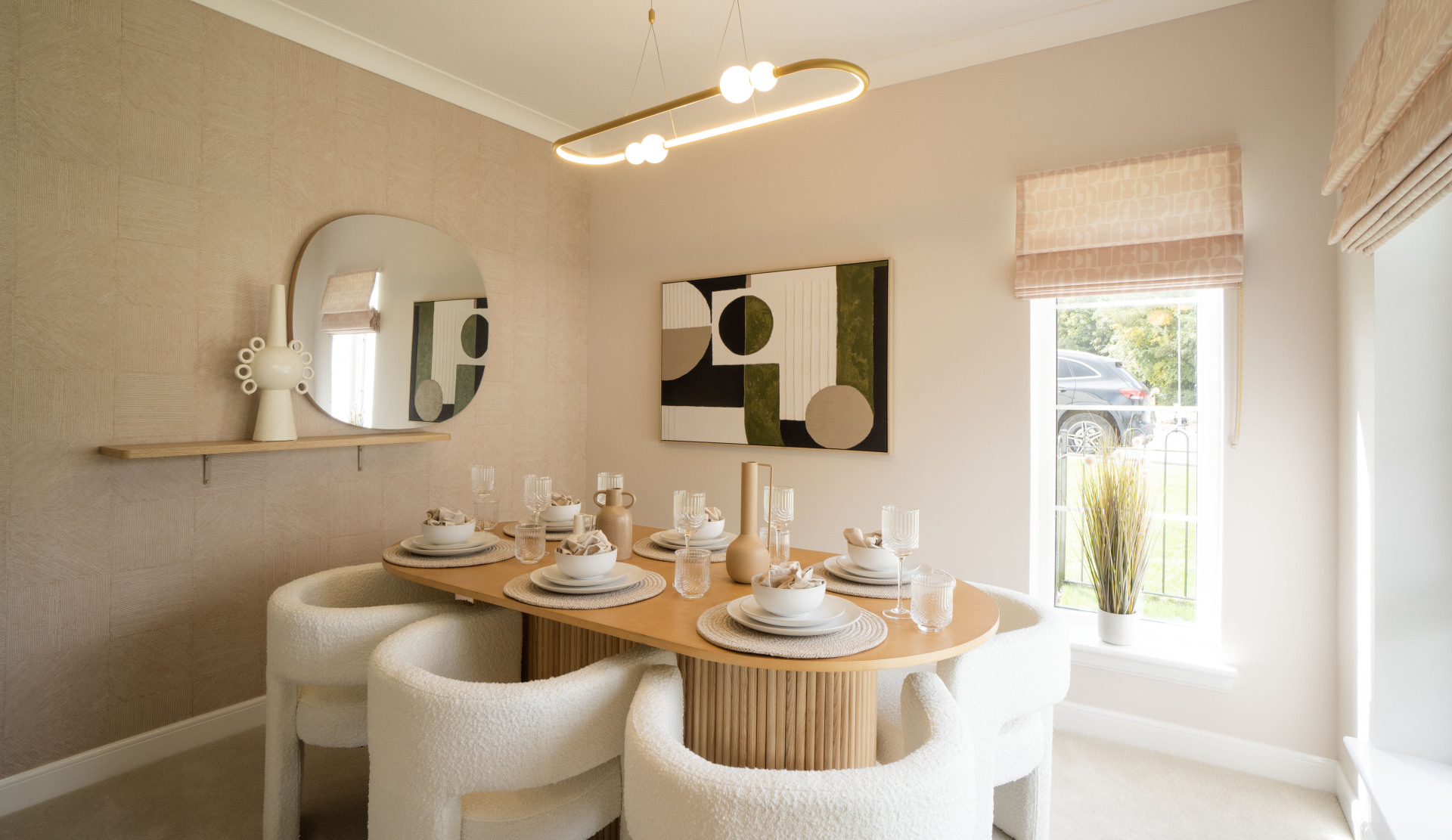 The Ness has a formal dining room, perfect for hosting family and friends. 