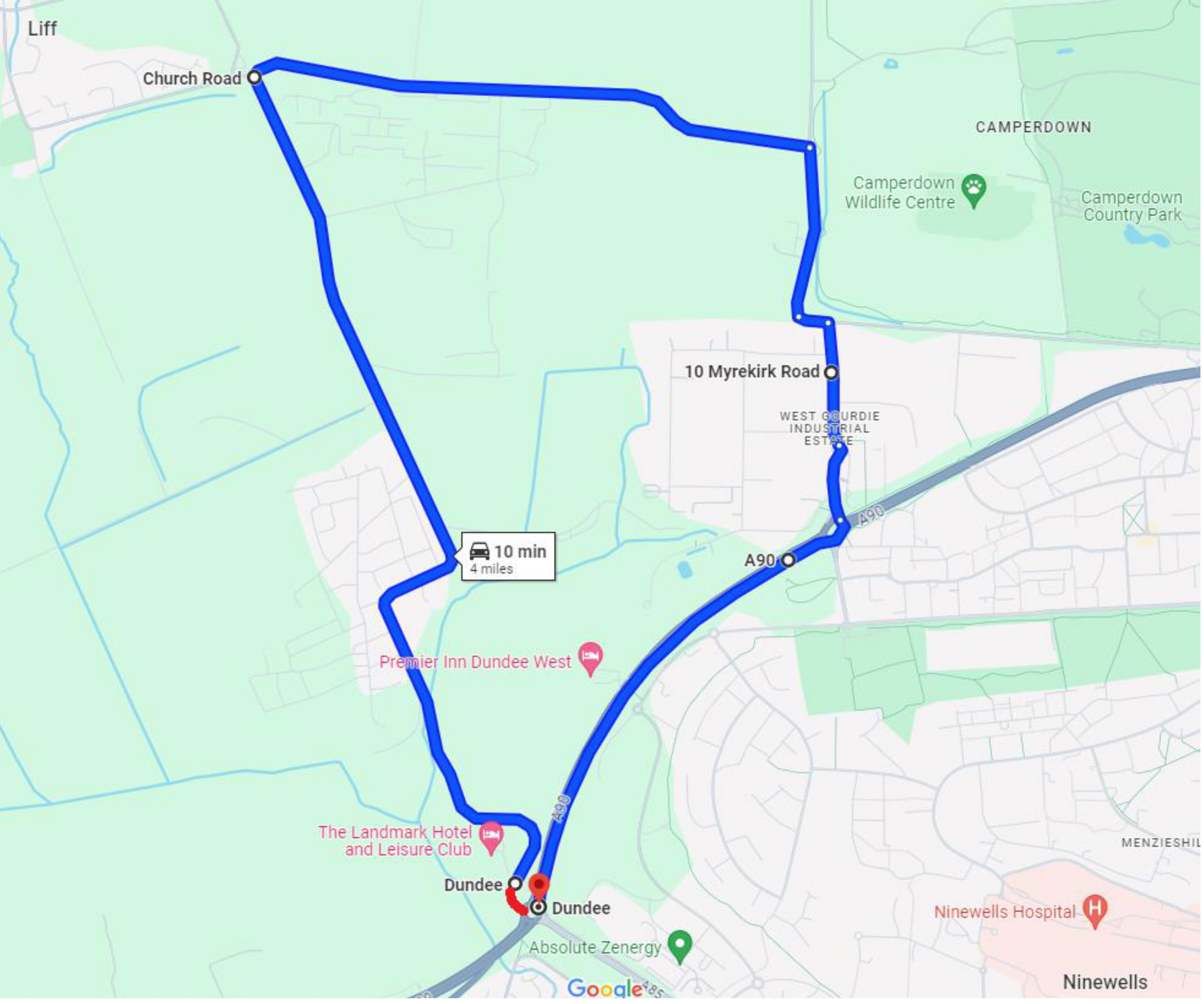 Dundee Diversion Routes pages to jpg 0001