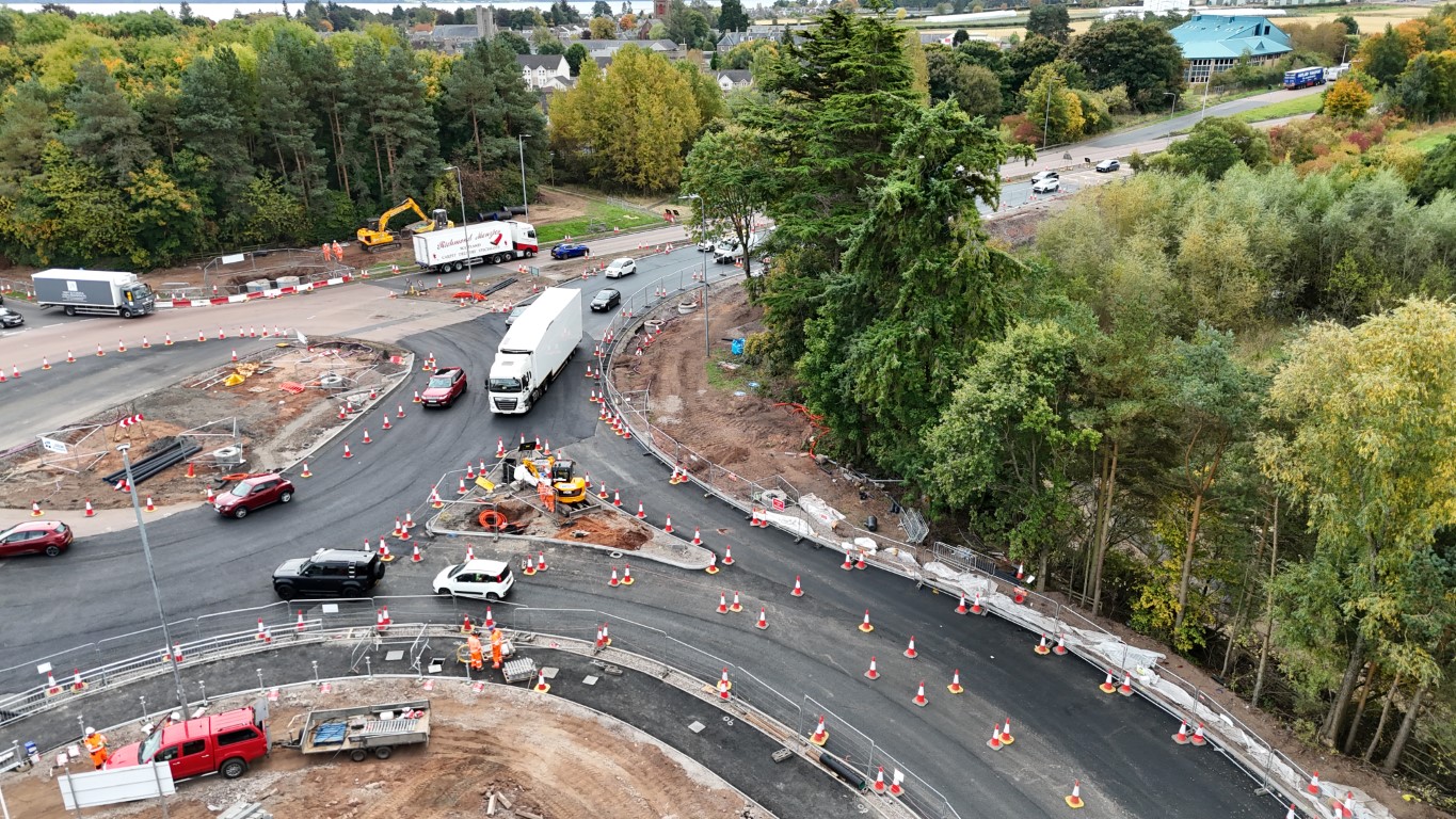 Swallow Roundabout progress - oct 24